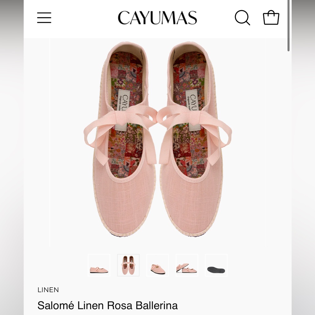 Pink Linen Espadrilles